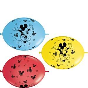 12" MICKEY MOUSE QUICK LINK BANNER BALLOONS