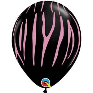 11" ZEBRA STRIPES AROUND BLACK/PINK INK