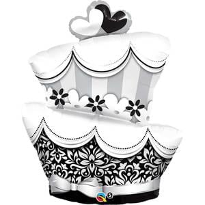 41" FUN & FABULOUS WEDDING CAKE HELIUM SHAPE