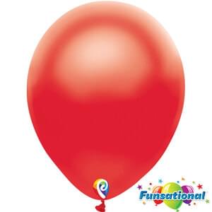 12" PEARL RED FUNSATIONAL 50/BAG