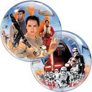 22" STAR WARS THE FORCE AWAKENS BUBBLE BALLOON
