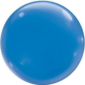 15" DARK BLUE BUBBLE BALLOON