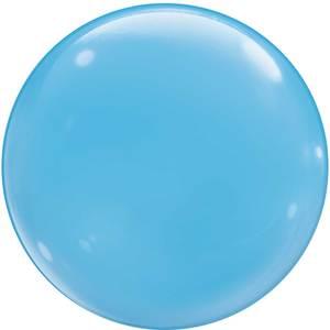 15" PALE BLUE BUBBLE BALLOON