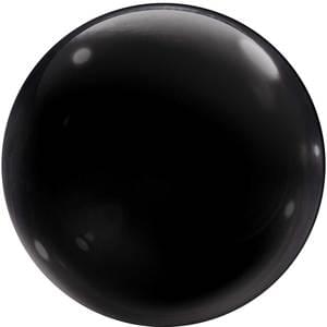 15" ONYX BLACK BUBBLE BALLOON