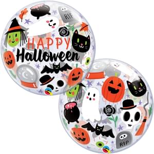 22" EVERYTHING HALLOWEEN BUBBLE BALLOON