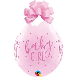 BABY GIRL DOTS STUFFING BALLOON