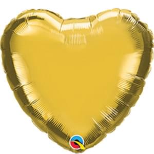 METALLIC GOLD HEART MICRO