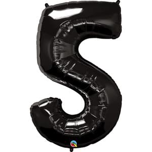 NUMBER 5 ONYX BLACK HELIUM SHAPE