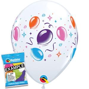 11" PARTY BALLOONS & STREAMERS CONSUMER PACK