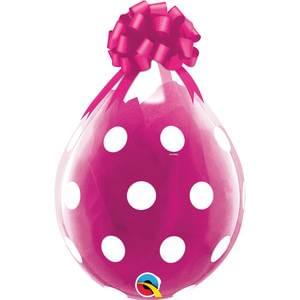 18" BIG POLKA DOTS AROUND STUFFING BALLOON