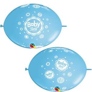 12" BABY BOY DOTS QUICK LINK