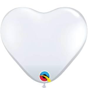 11" DIAMOND CLEAR HEART