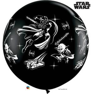 3' STAR WARS DARTH VADER & YODA ONYX BLACK