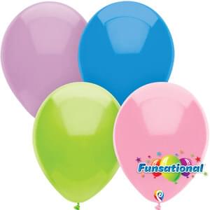 12" PASTEL ASSORTED FUNSATIONAL 15 CT