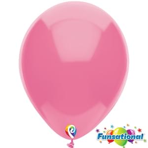12" HOT PINK FUNSATIONAL 50/BAG