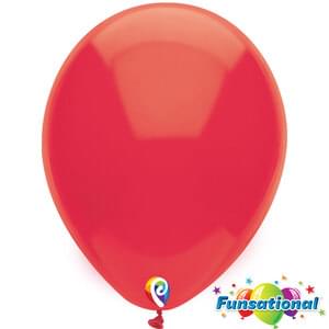 12" RED FUNSATIONAL 50/BAG
