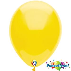 12" YELLOW FUNSATIONAL 50/BAG