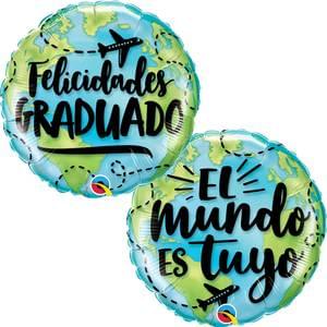 18" FELICIDADES GRADUADO WORLD