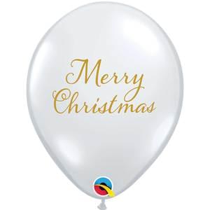 11" SIMPLY MERRY CHRISTMAS CLEAR W/GOLD