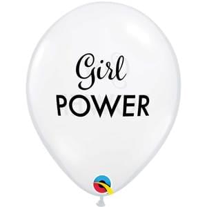 11" SIMPLY GIRL POWER CLEAR W/BLACK