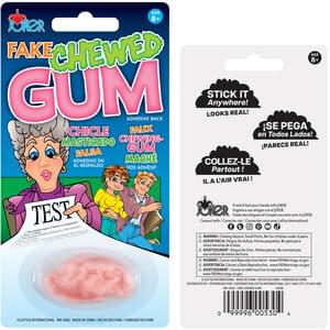 FAKE CHEWED GUM