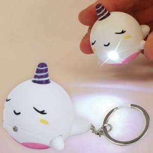 LED NARWHAL KEYCHAIN