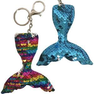 MERMAID TAIL SEQUIN KEYCHAIN