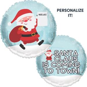 24" NICE LIST PERSONALIZED