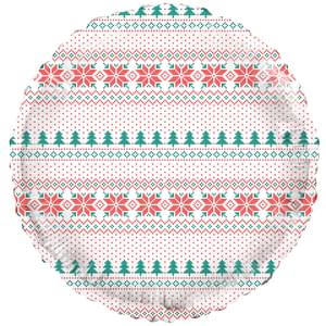 18" UGLY SWEATER PRINT