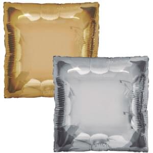 24" GOLD & SILVER SQUARED