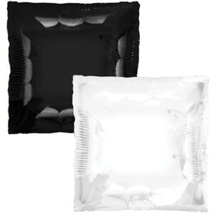 24" BLACK & WHITE SQUARED