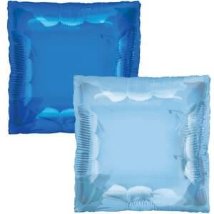 24" DARK BLUE & LIGHT BLUE SQUARED 