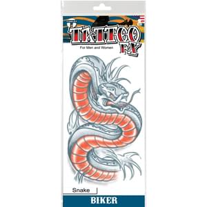 SNAKE BIKER TATTOO