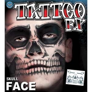 SKULL FACE COSTUME FACE KIT