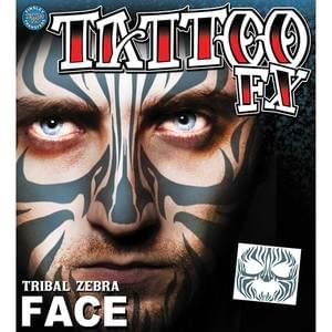 TRIBAL ZEBRA COSTUME FACE KIT