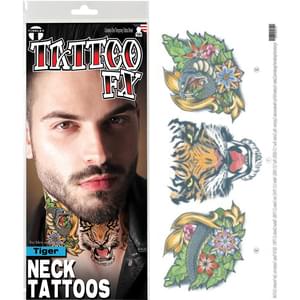 TIGER NECK TATTOO FX