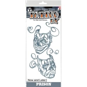 NOW AND LATER PRISON TATTOO