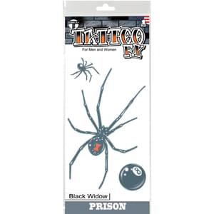 BLACK WIDOW PRISON TATTOO