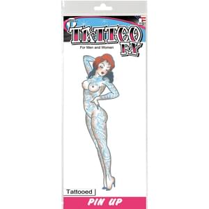 TATTOOED GIRL PIN UP TATTOO