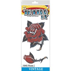 ROSE 1940 VINTAGE TATTOO