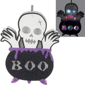 LED SKELETON CAULDRON