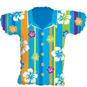 30" BLUE HAWAIIAN SHIRT