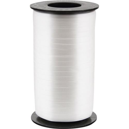 WHITE CURLING RIBBON SMOOTH