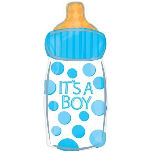 18" IT'S A BOY BABY BOTTLE JUNIOR SHAPE