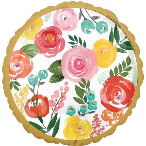 18" BRIGHT FLORALS HX