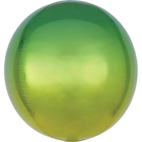 15" YELLOW & GREEN OMBRE ORBZ