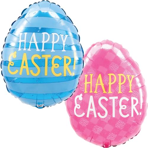 18" FUNNY BUNNY EGG SHAPE