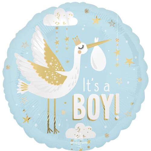 SATIN SPECIAL DELIVERY BABY BOY