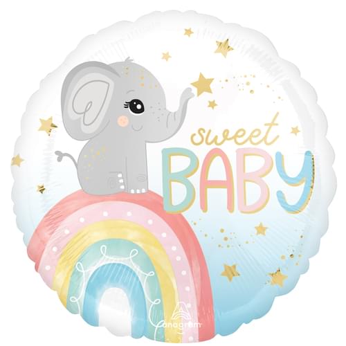 18" SATIN BABY ELEPHANT SATIN