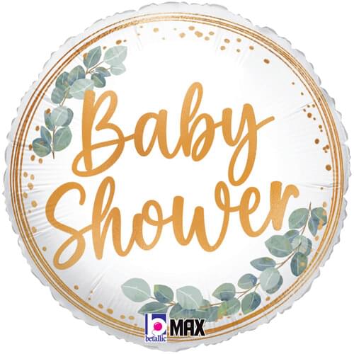18" BABY SHOWER EUCALYPTUS MAX FLOAT